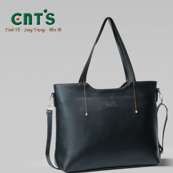 Túi xách nữ CNT TX46 thời trang công sở cao cấp - ĐEN
