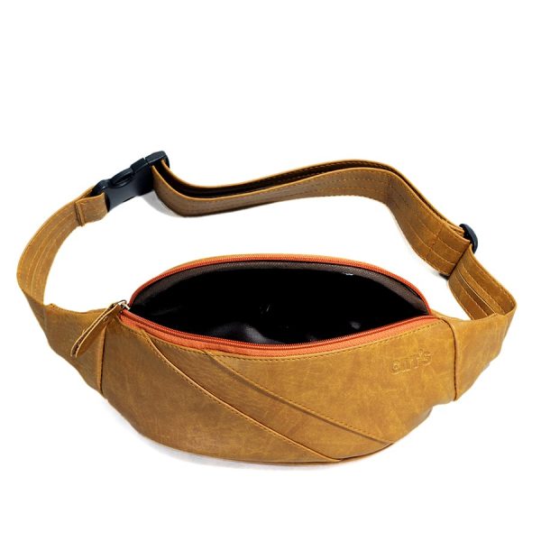 Túi da đeo ngực Unisex CNT TĐX 40 bò lợt phong cách hàn quốc