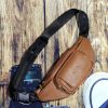Túi đeo chéo unisex CNT TĐX43 bò đậm đeo được 2 kiểu