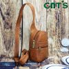 Túi đeo chéo Unisex CNT MQ23 Bò Đậm