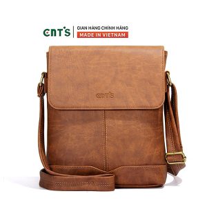 Túi Đeo Chéo CNT IPAD 21 Bò Đậm