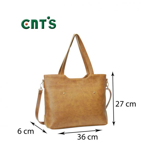Túi xách nữ CNT TX46 thời trang công sở cao cấp - ĐEN